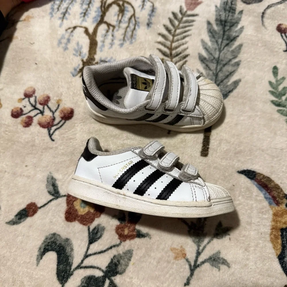 Adidas SUPERSTAR II COMFORT CLOSURE SHOES KIDS size 6